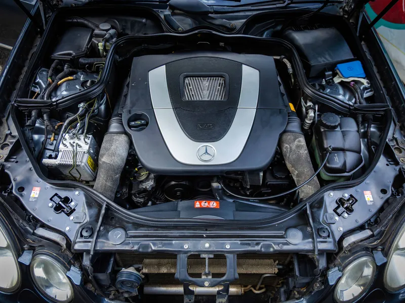 Clean vehicle engine bay after detailing
